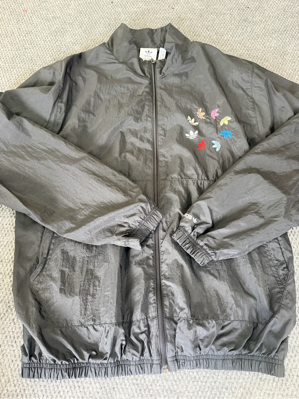 adidas Originals Prime Green Track Jacket Men’s Medium Black